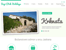 Tablet Screenshot of krknata-holidays.com